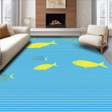 Bright Nautical Theme with Fish Design(Blue)