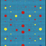 Cheerful Multi Hued Circular Design(Blue)