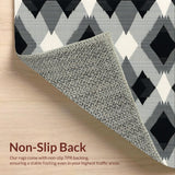 Contemporary Black and White Lattice(Beige)