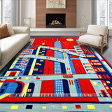 Whimsical Urban Exploration Scene(Red)