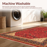 Eclectic Vibrant Floral Collage(Red)