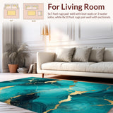 Gold Cracked Swirl Artistry(Blue)