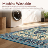 Ultra Soft Area Rug, Non Slip, Stain Resistant, Washable Area Rugs for Living Room, Bedroom, Non Slip Pad Beige(Beige)