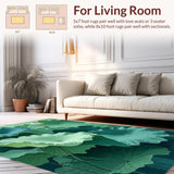 Nature Inspired Circular Floral Motif(Green)