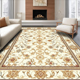 Ultra Soft Area Rug, Non Slip, Stain Resistant, Washable Area Rugs for Living Room, Bedroom, Elegant Beige Brown Runner Kitchen Hallway(Beige)
