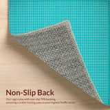 Artistic Turquoise Textured Swirls(Blue)