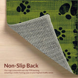 Ultra Soft Area Rug, Non Slip, Stain Resistant, Washable Area Rugs for Living Room, Bedroom, Serene Natural Landscape Vibe(Green)
