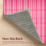 Contemporary Whimsical Shaggy Motif(Pink)