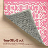 Contemporary Lattice Design with Hues(Pink)