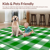 Chic White and Green Layered Motif(Green)