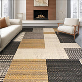 Ultra Soft Area Rug, Non Slip, Stain Resistant, Washable Area Rugs for Living Room, Bedroom, Vintage Cozy Cowhide Aesthetic(Gray)