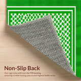 Charming Vibrant Shamrock Motif(Green)