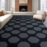 Elegant Textured Round Accent(Black)