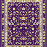 Geometric Floral Fusion(Purple)