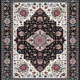 Contemporary Black and White Mosaic(White)