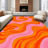 Artistic Hand Drawn Spiral Motif(Pink)