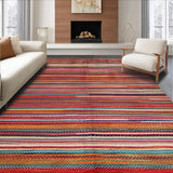 Eclectic Warm Toned Stripes(Red)