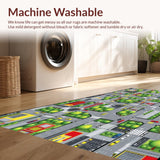 Whimsical Urban Journey Mat(Gray)