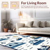 Trendy Blue Gray Nature Fusion(Blue)