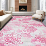 Glamorous Pink Ogee Accents(Pink)