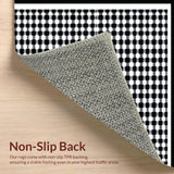 Chic Geometric Monochrome Design(Black)