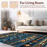 Artistic Blue and Brown Weave(Blue)