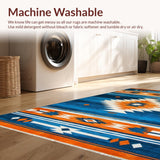 Colorful Southwestern Geometric Fusion(Blue)