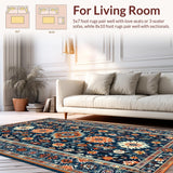 Bold Modern Medallion Style(Blue)