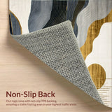 Stylish Tiled Grey and Gold Blend(Gray)
