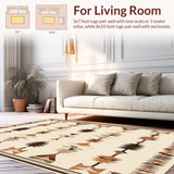 Autumn Collection with Beige and Brown Southwestern Arrow Design(Beige)