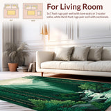 Lush Green Forest Ambiance(Green)