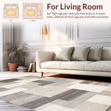 Artful Colorful Striped Motif(Gray)