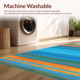Whimsical Gradient Wave Motif(Blue)