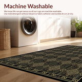 Chic Gold Geometric Texture(Black)