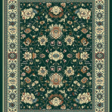 Ultra Soft Area Rug, Non Slip, Stain Resistant, Washable Area Rugs for Living Room, Bedroom, Vibrant Boho Inspired Design(Green)