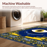 Colorful Distressed Geometric Motif(Blue)