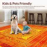 Eclectic Sun Inspired Decorative(Red)