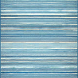 Cozy Coastal Stripe Aesthetic(Blue)