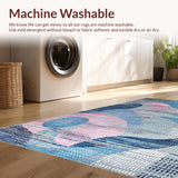 Bold Dynamic Multi Hued Composition(Blue)