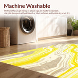 Abstract Marble Wave Aesthetic(Yellow)