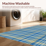 Minimalist Light Blue Tiled Design(Blue)