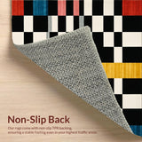 Modern Geometric Checkered Elegance(Black)