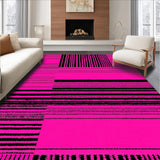 Ultra Soft Area Rug, Non Slip, Stain Resistant, Washable Area Rugs for Living Room, Bedroom, Artistic Fluffy Textured Decor(Pink)
