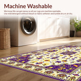 Lively Purple and Gold Graphic Flair(White)
