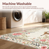 Lush Springtime Floral Aesthetic(Beige)