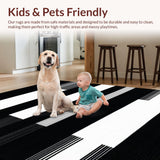 Chic Minimalist Reversible Stripes(Black)