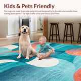 Dynamic Coastal Wave Motif(Blue)