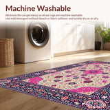 Ultra Soft Area Rug, Non Slip, Stain Resistant, Washable Area Rugs for Living Room, Bedroom, Abstract Modern Color Palette(Beige)