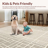 Neutral Cream and Beige Lattice Style(Beige)