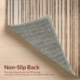 Ultra Soft Area Rug, Non Slip, Stain Resistant, Washable Area Rugs for Living Room, Bedroom, Contemporary Soft Neutral Palette(Beige)